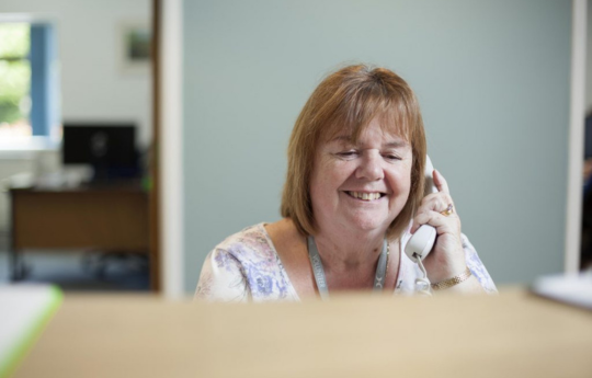 Meet Yvonne - Reception Volunteer Mount Edgcumbe Hospice