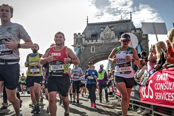 London Marathon Tower Bridge