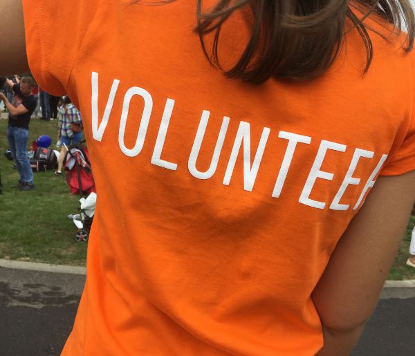 Volunteering Generic Image Orange T Shirt