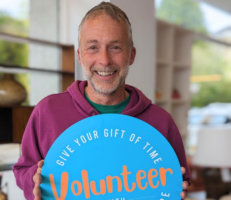 Volunteering Male Volunteer Liskeard Shop volunteer