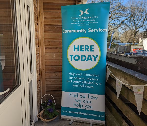 community services here today banner to support you