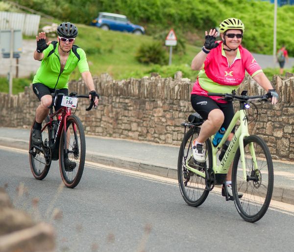 Waving Coast and Clay Sportive Cyclists