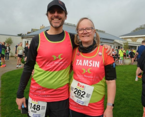 Noah and Tamsin Run Falmouth Half Marathon