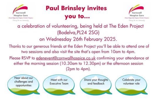 Volunteer Event at The Eden Project